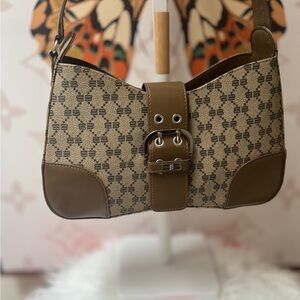 🔥SOLD🔥BALENCIAGA Brown Patterned Shoulder Women's Bag